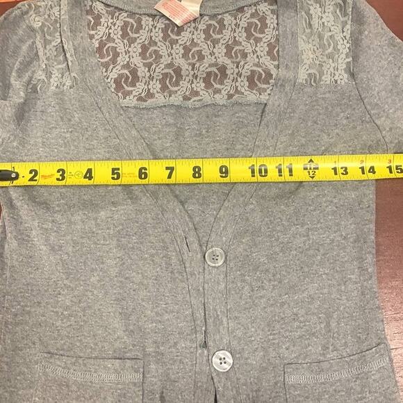 No Boundaries Girls Button Cardigan - Picture 8 of 8